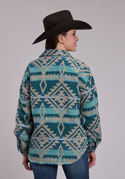Roper Womens Aztec Shirt Jacket 98-119-6248BR