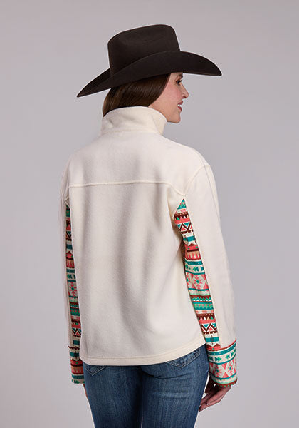 Roper Womens 1/4 Zip Micro Fleece Jacket - 98-692-6251BR
