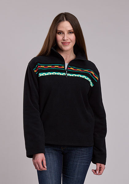 Roper Womens 1/4 Zip Micro Fleece Jacket - 98-692-6252GY