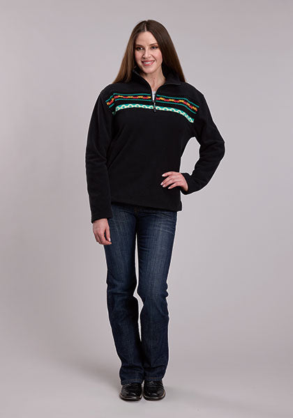 Roper Womens 1/4 Zip Micro Fleece Jacket - 98-692-6252GY