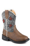 Roper Kids Toddler Spidie Light Up Cowboy Boot