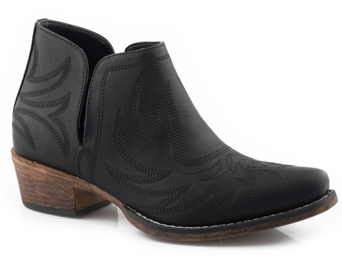 Roper Womens Ava Ankle Boot Black 21-1567-3046BL - view 1