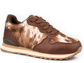 Roper Womens Giddyup Wild Suede Jogger Shoe - Brown-21-1797-3856BR