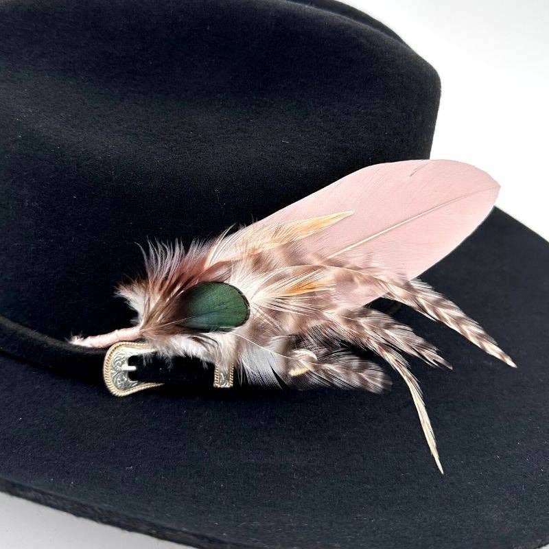 Willow Lane Hat Co. Feather Hat Accent - Showgirl - WLHF-SHGRL