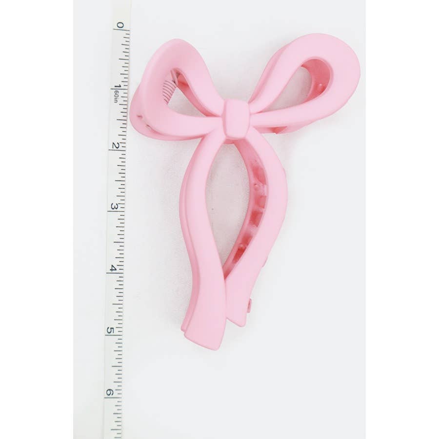 Love And Repeat Matte Pastel Bow Hair Claw Clip LRML2293 - view 5