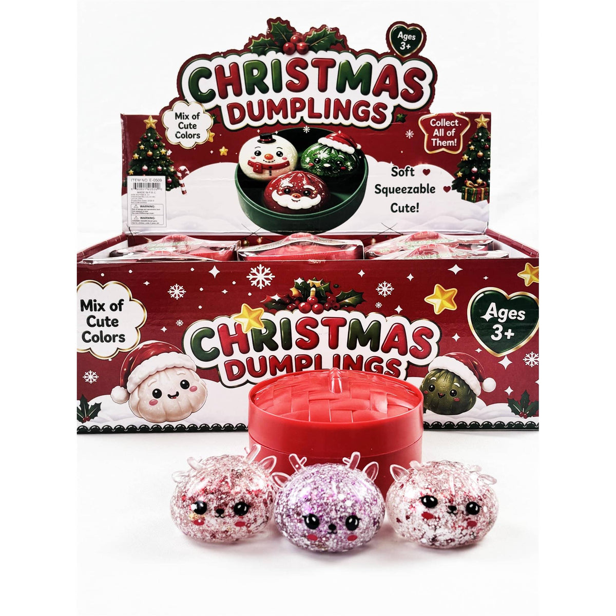 Love And Repeat Kids Christmas Mini Glitter Maltose Dumpling Squishy LRLLE0509 - view 11
