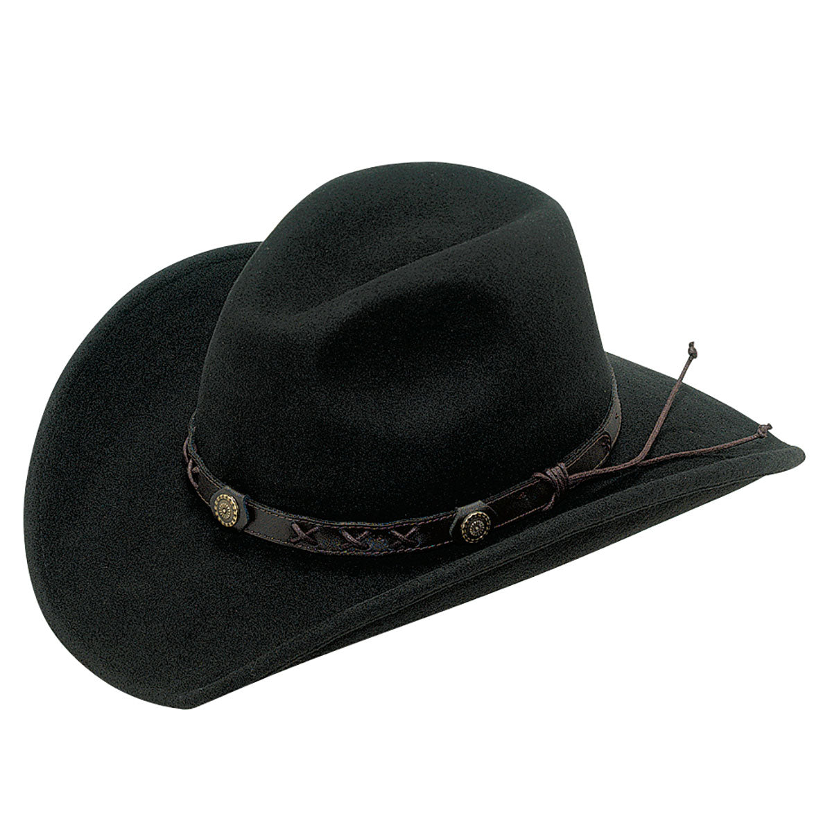 Twister Dakota Crushable Wool Hat Black-72110-01