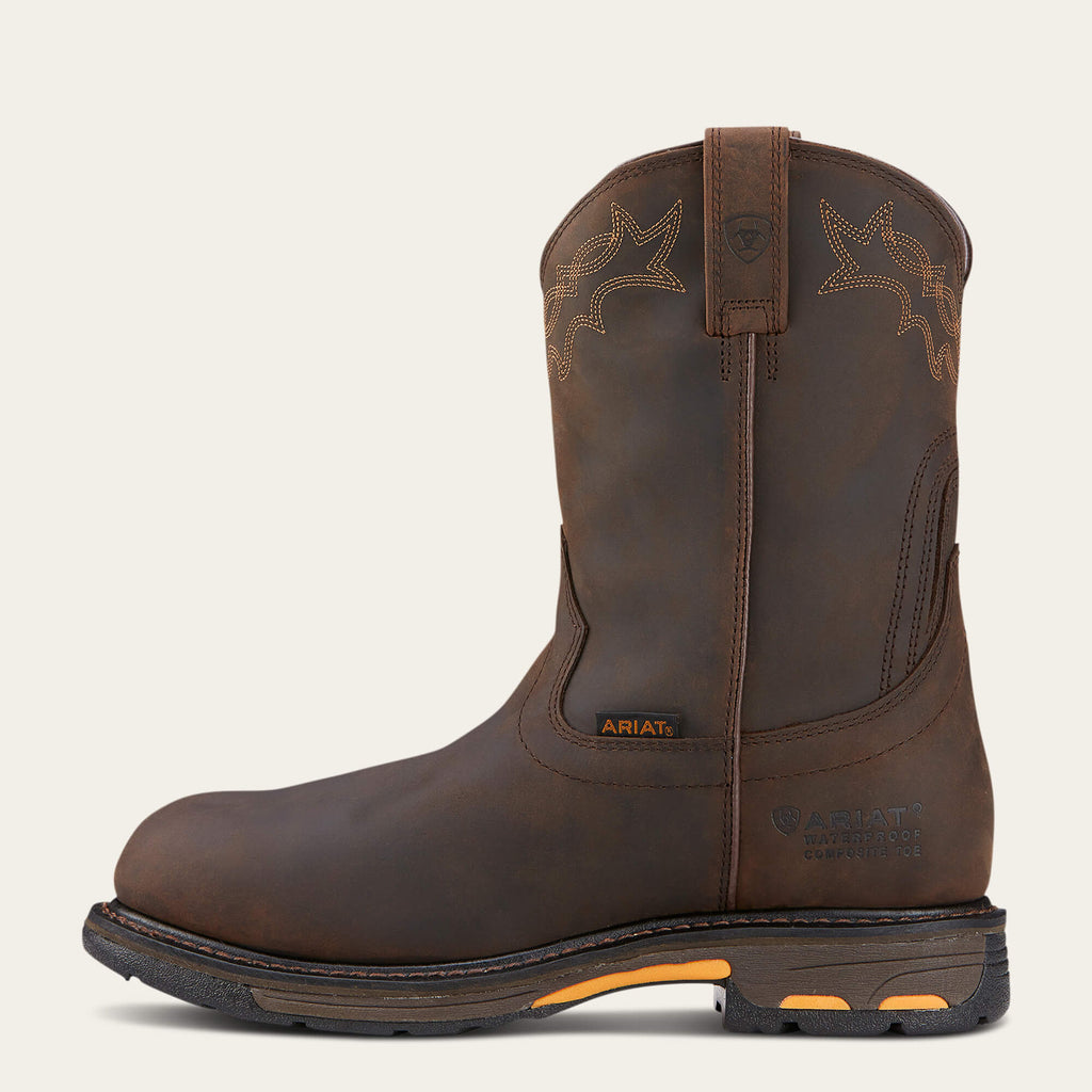 Ariat Mens WorkHog Waterproof Composite Toe Work Boot-10001200