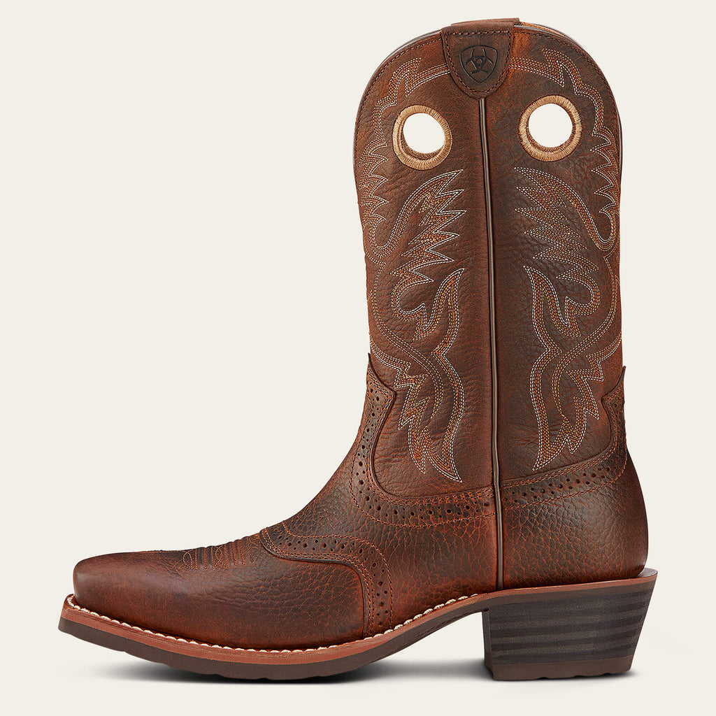Ariat Mens Heritage Roughstock Square Toe Western Boot-10002227