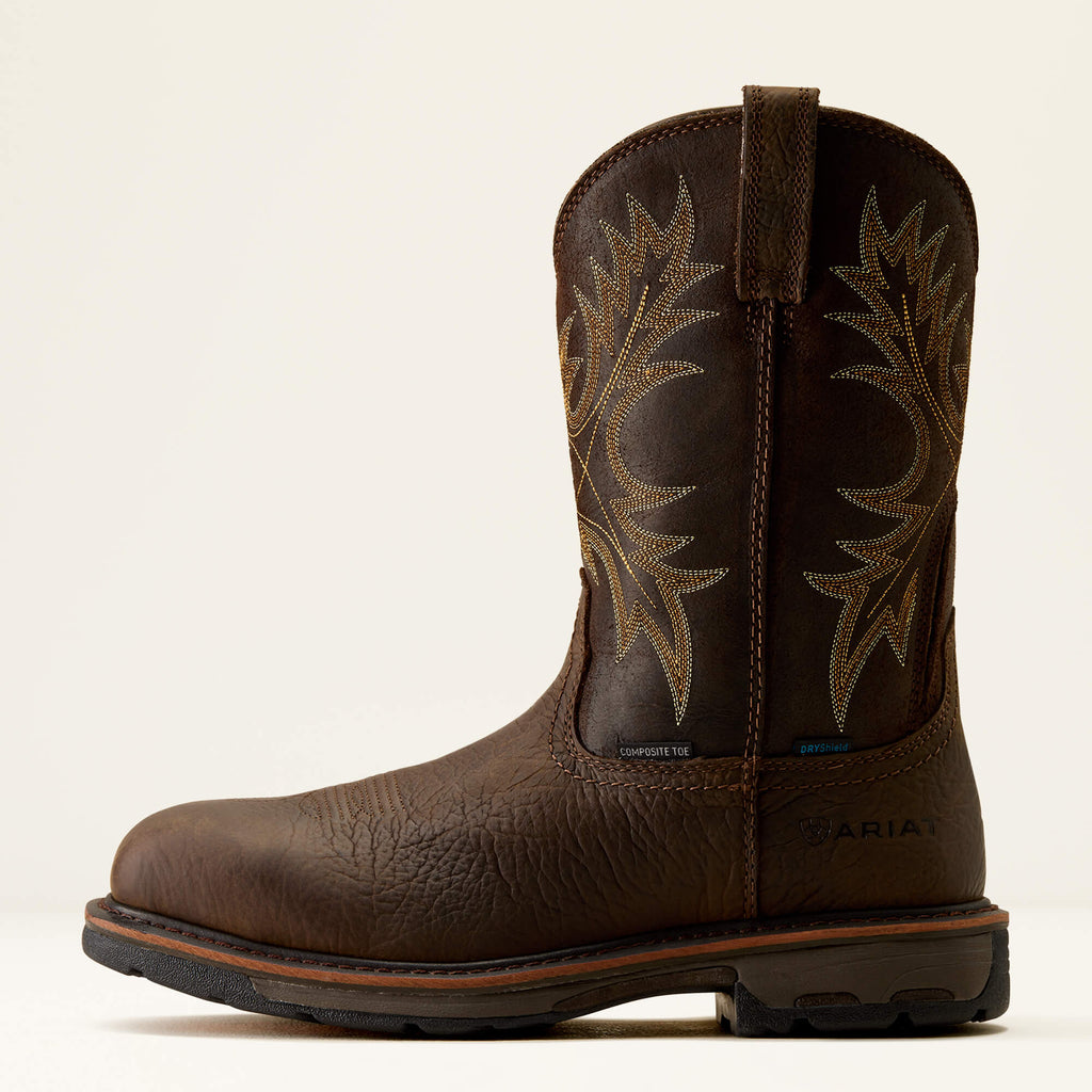 Ariat Mens WorkHog Waterproof Composite Toe Work Boot-10017420