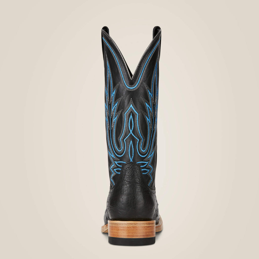 Ariat Mens Relentless Black Full Quill Ostrich-10021666