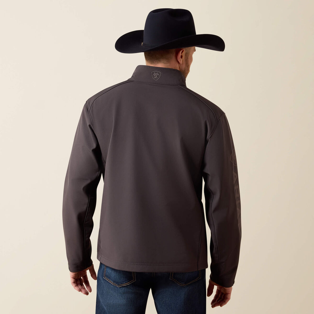 Ariat Mens Logo 2.0 Softshell Jkt Phantom 10041613 - view 3