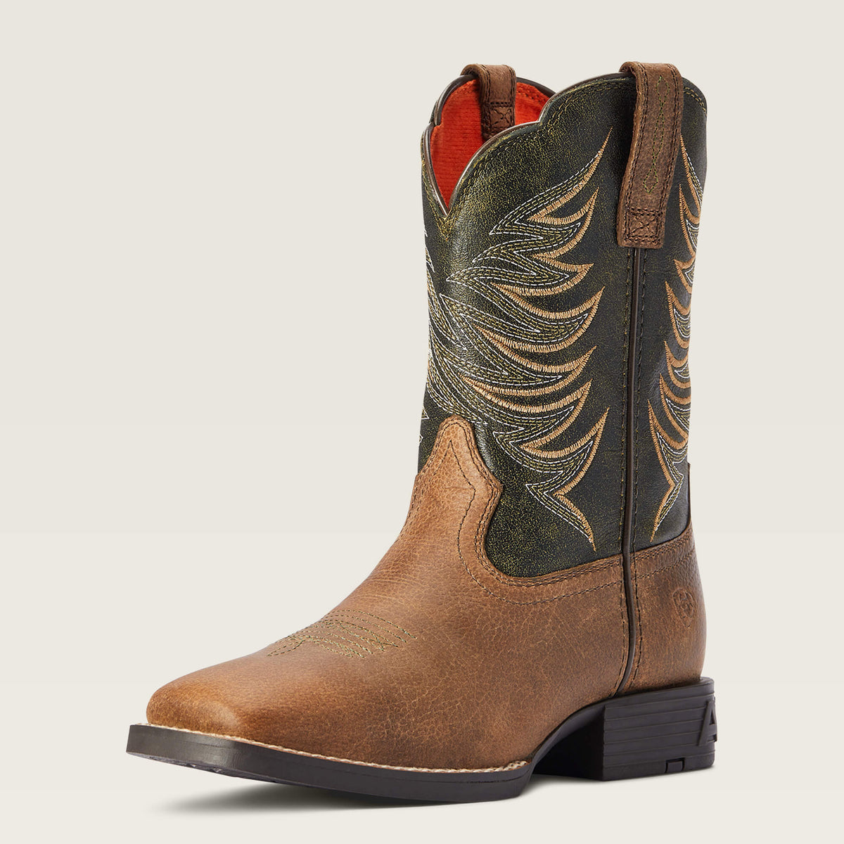 Ariat Kids Yth Firecatcher Wide Square Toe Western Boot-10042414