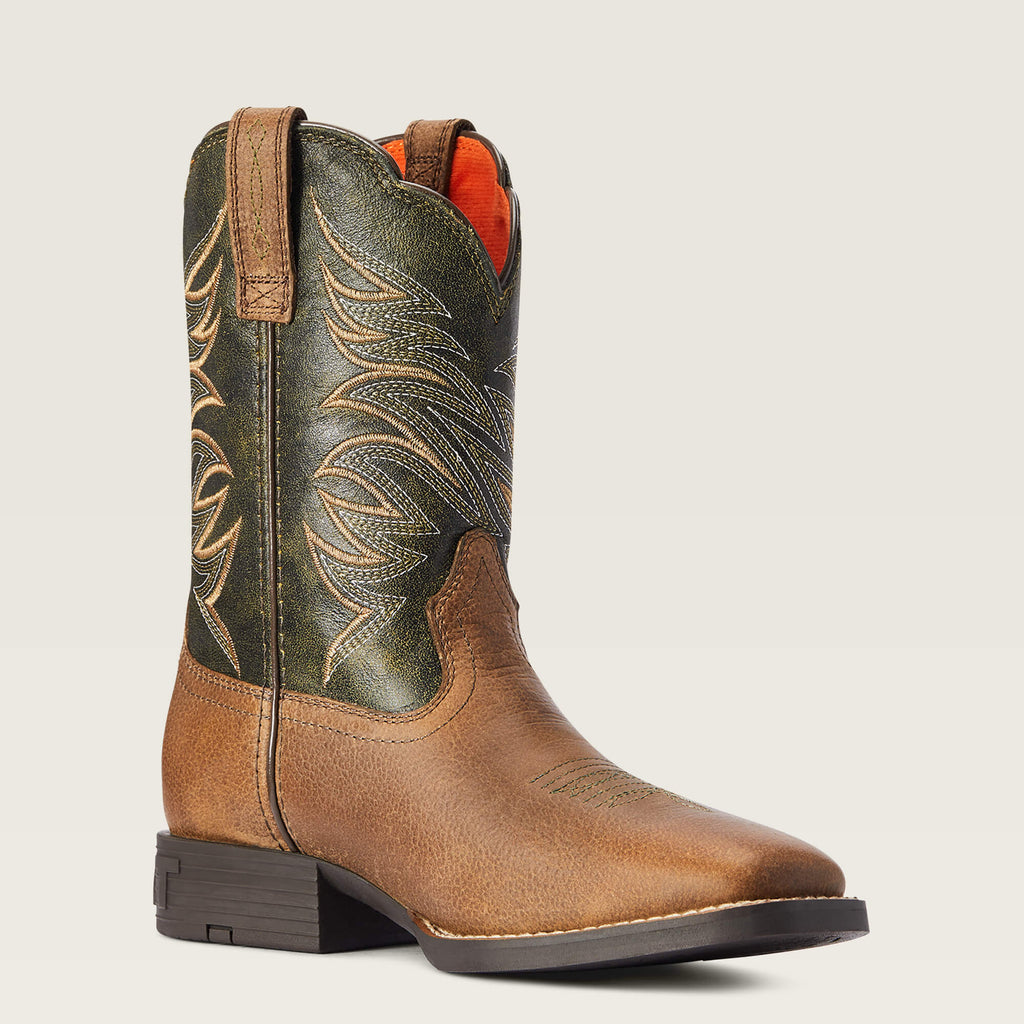 Ariat Kids Yth Firecatcher Wide Square Toe Western Boot-10042414