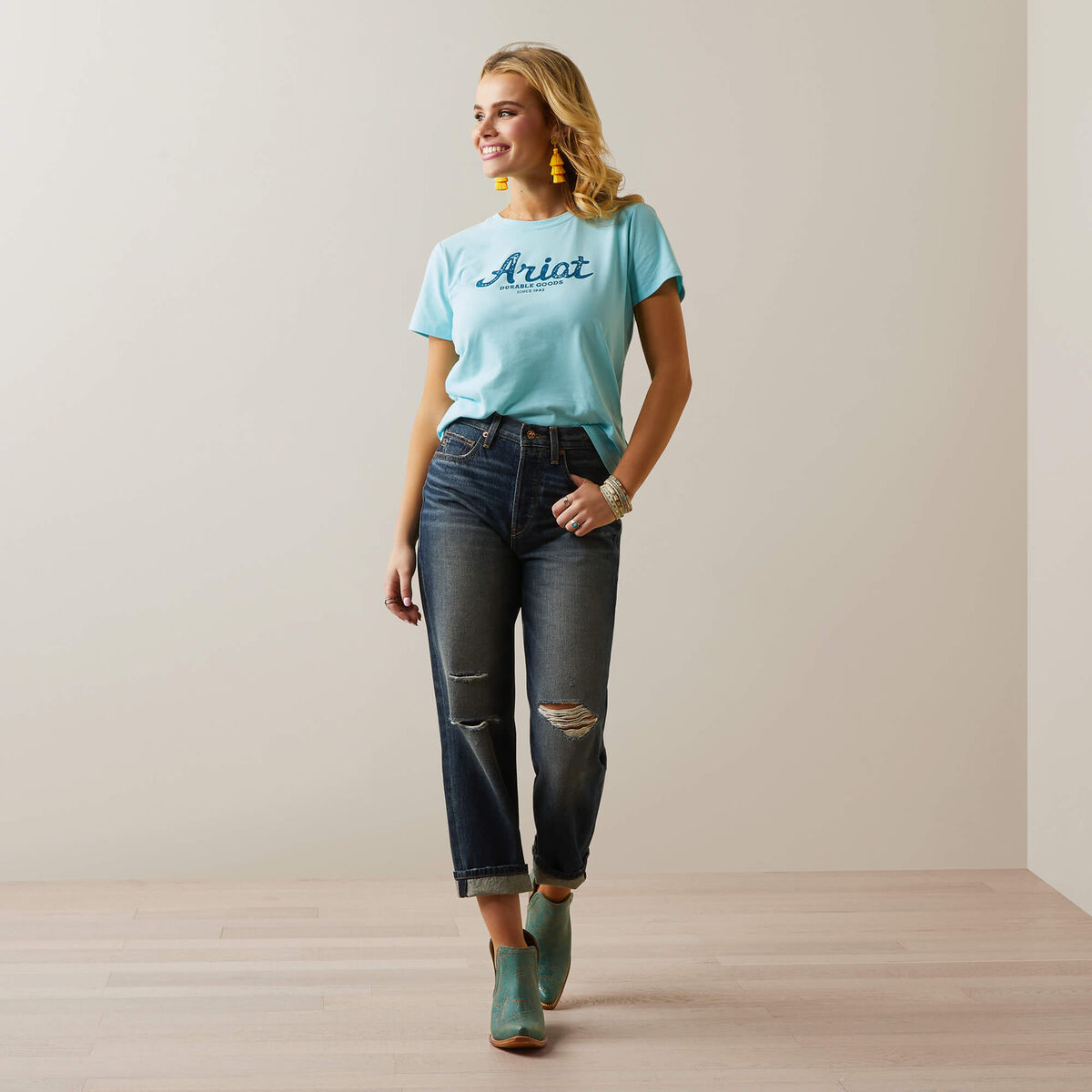 Ariat Womens Durable Short Sleeve Tee 10043678 - view 3