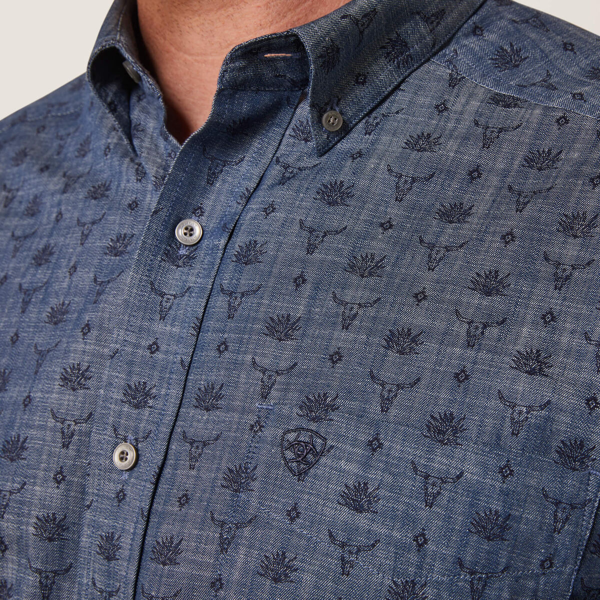 Ariat Mens Noah Classic Fit Shirt 10043918 - view 5