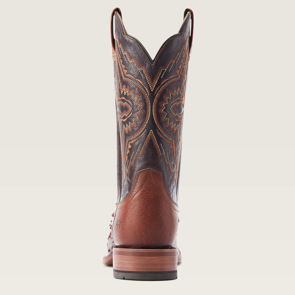 Ariat Mens Broncy Cinnamon Full Quill Ostrich-10044576