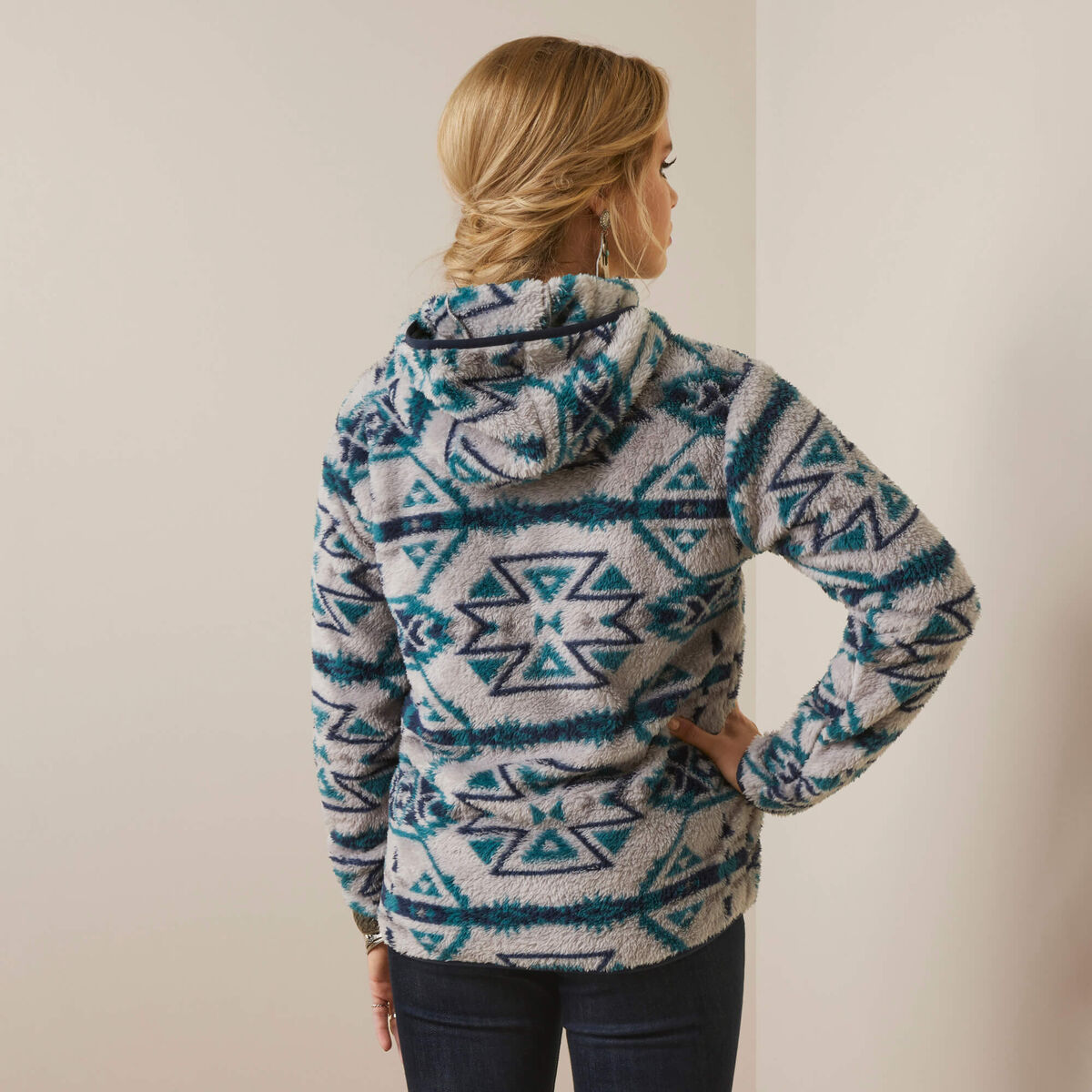 Ariat Womens Real Berber Pullover Sweatshirt 10046134 - view 2