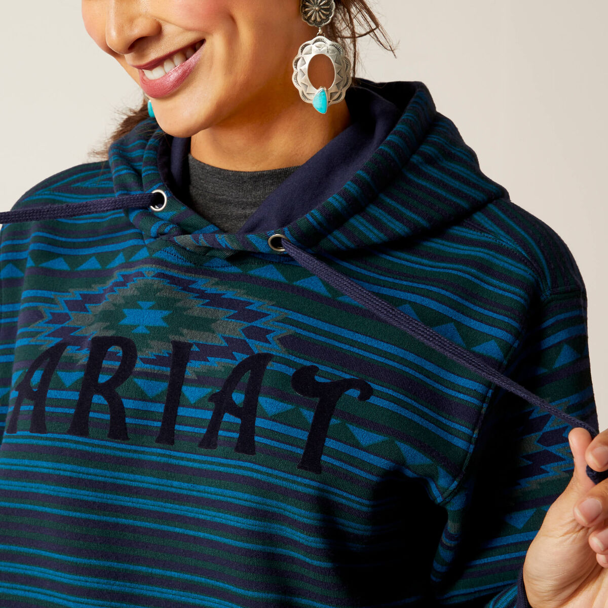Ariat Womens Dark River Hoodie 10046259 - view 5
