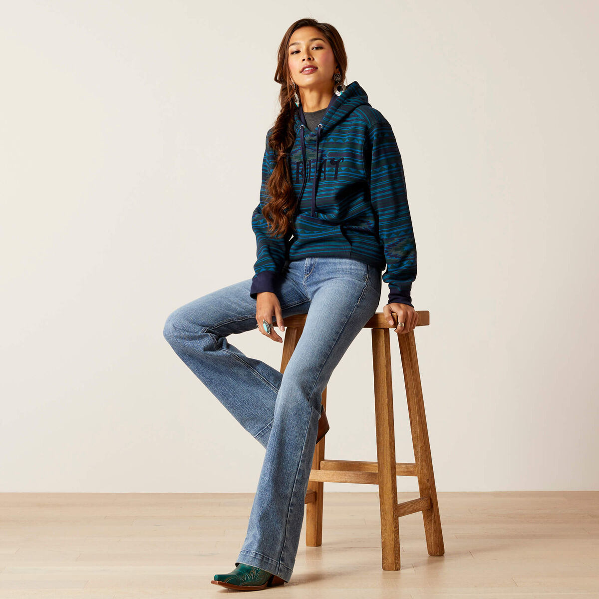 Ariat Womens Dark River Hoodie 10046259 - view 3