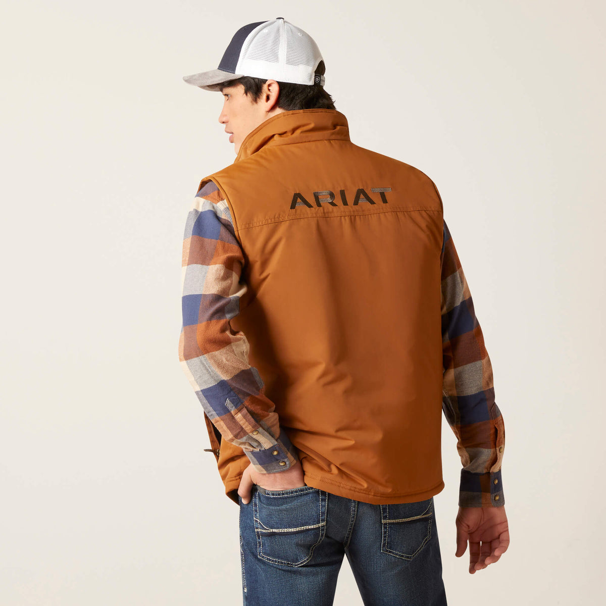 Ariat Mens Team Logo Insulated Vest 6718 - view 3