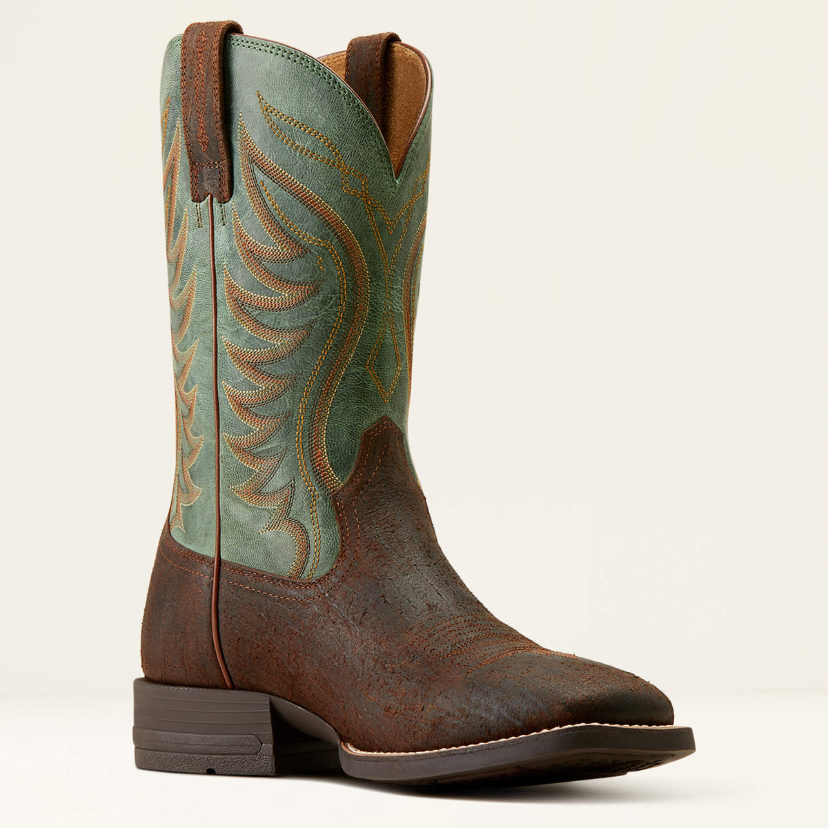 Ariat Mens Amos Rokwd Brn/Srf Grn-10050871