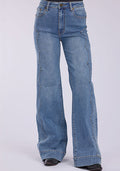 Roper Womens Tin Haul Clare Fit Wide Leg 54-870-4002BU