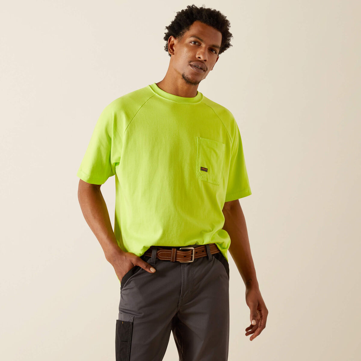 Ariat Mens Cotton Strong Hardhead T-Shirt 10054442 - view 2
