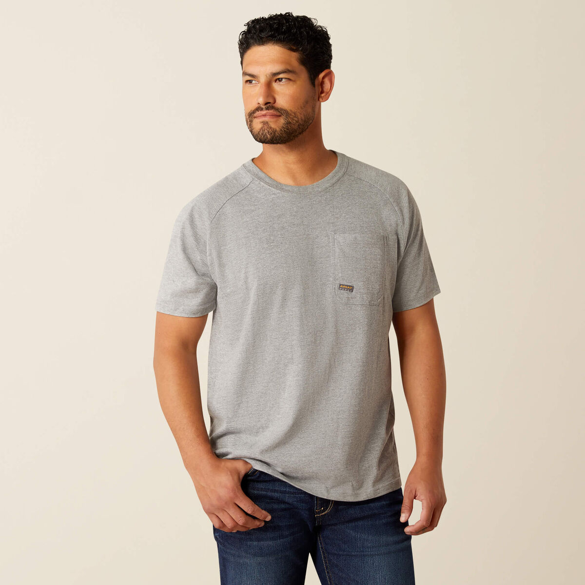 Ariat Mens Cotton Strong Hardhead T-Shirt 10054443 - view 2