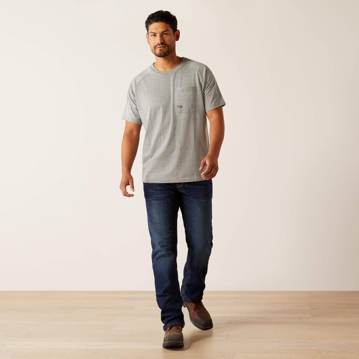 Ariat Mens Cotton Strong Hardhead T-Shirt 10054443 - view 3