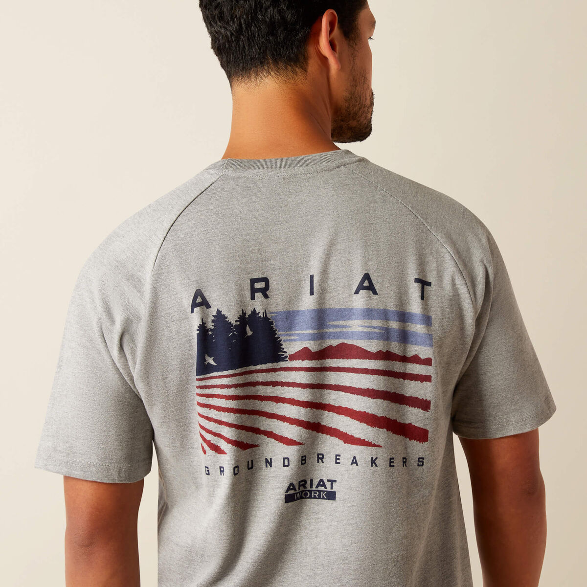 Ariat Mens Rebar Cotton Strong Groundbreaker T-Shirt 10054512 - view 5