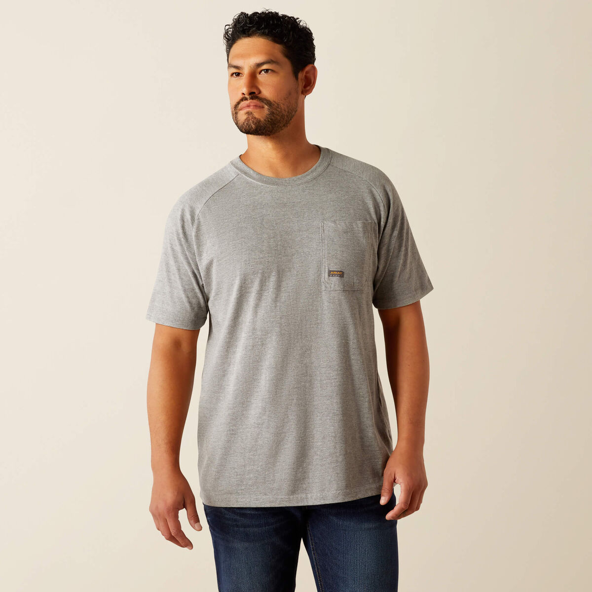 Ariat Mens Rebar Cotton Strong Groundbreaker T-Shirt 10054512 - view 3