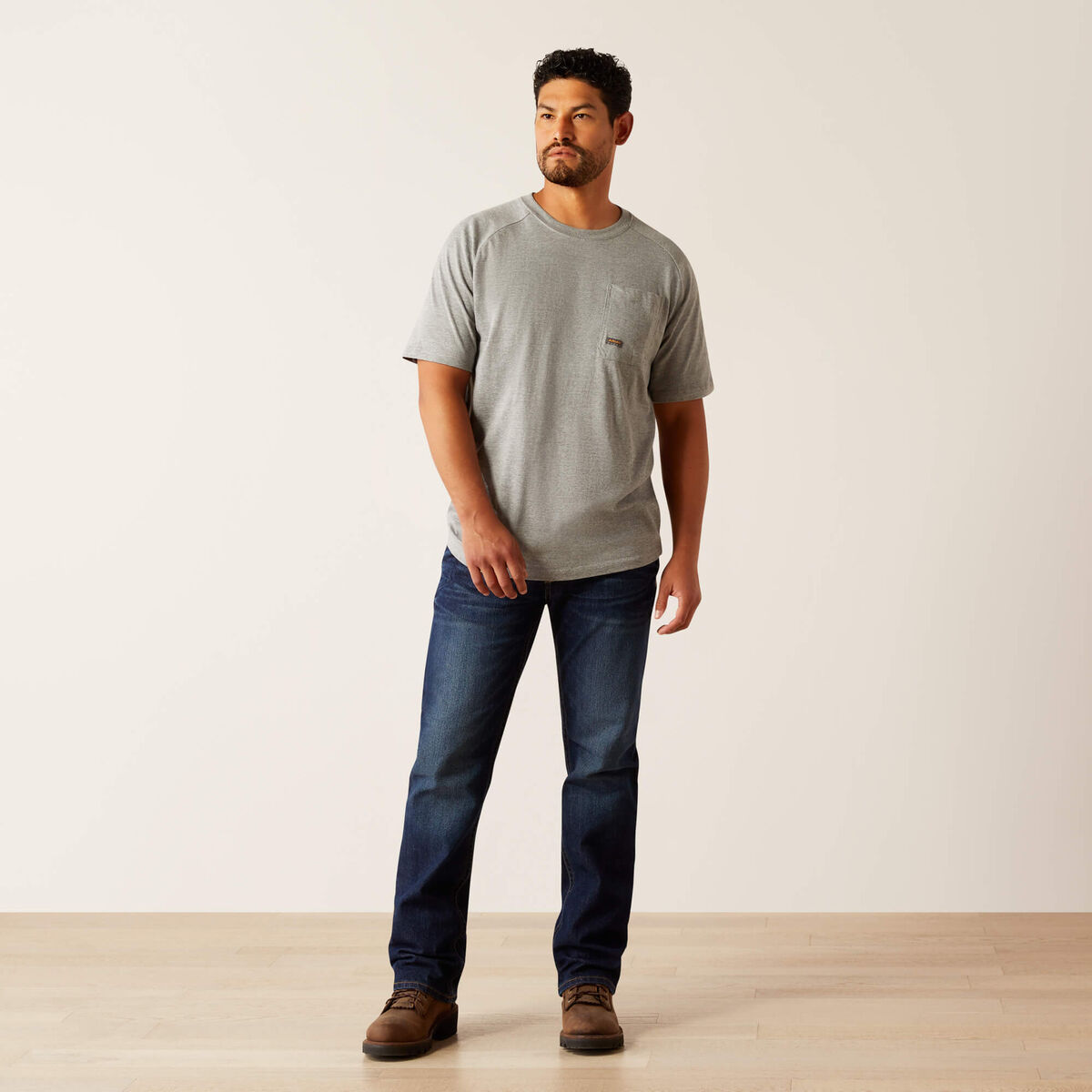 Ariat Mens Rebar Cotton Strong Groundbreaker T-Shirt 10054512 - view 4