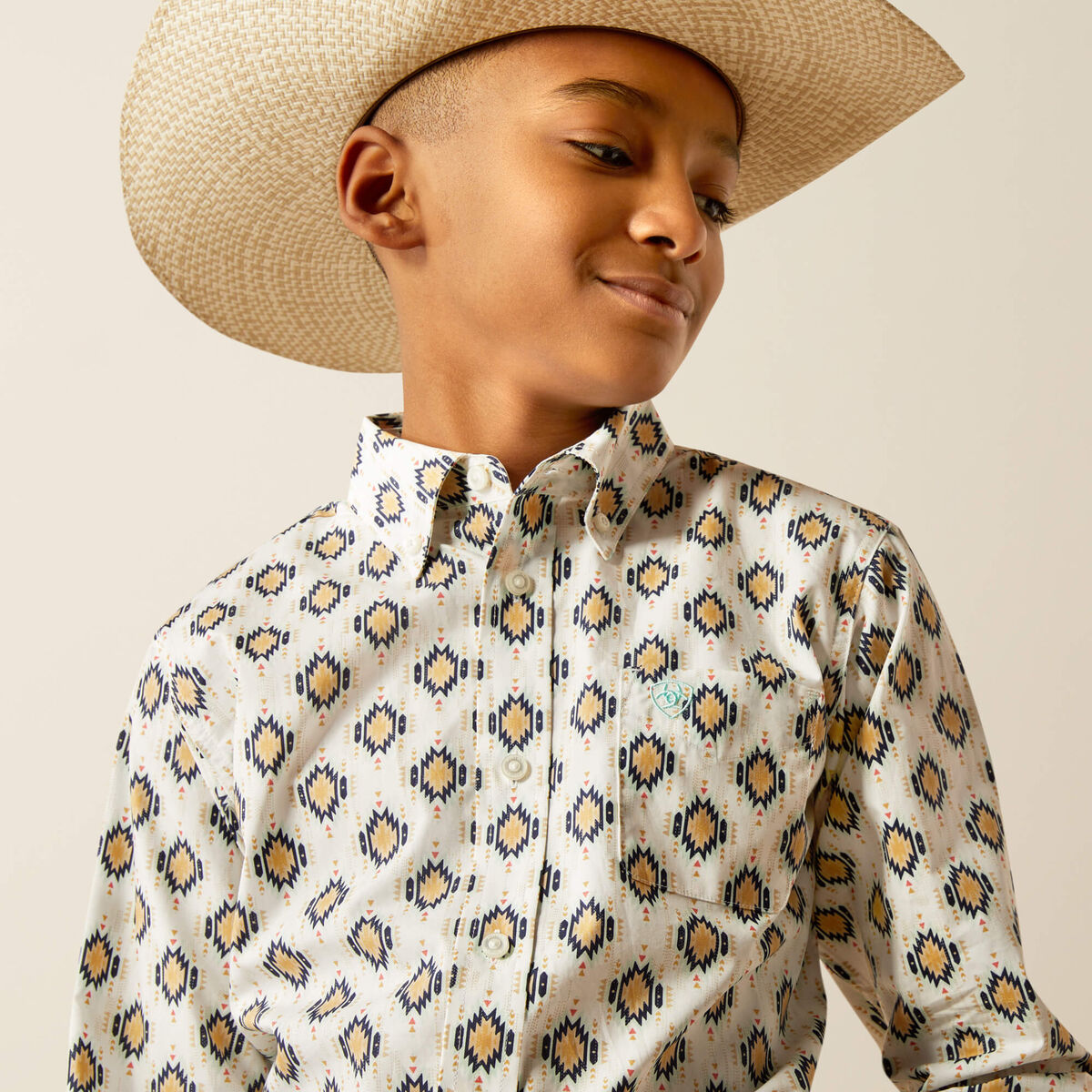 Ariat Kids Cai Classic Fit Shirt 10054784 - view 4