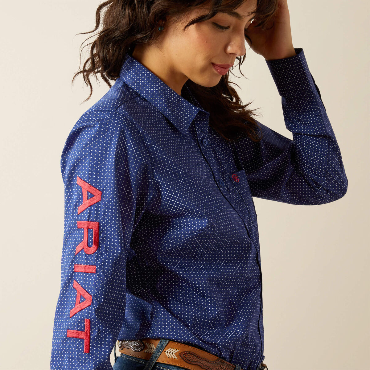 Ariat Womens Team Kirby Stretch Shirt 10055086 - view 5