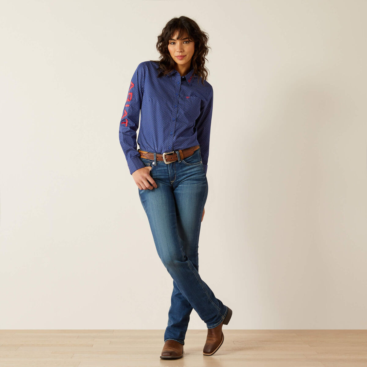 Ariat Womens Team Kirby Stretch Shirt 10055086 - view 3