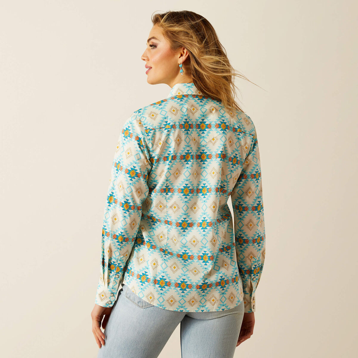 Ariat Womens Aztec Western Shirt 10060382 - view 2