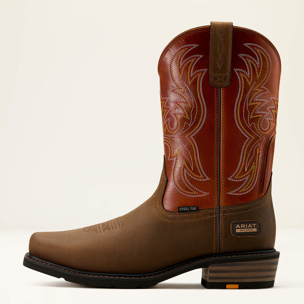 Ariat Mens Ironside Square Toe Steel Toe Work Boot 10061252