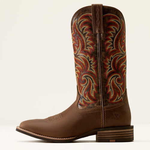 Ariat Mens Arrowrock Wide Square Toe Cowboy Boot-10080535
