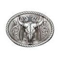 M&F Western Buckle- Skull And Feathers
