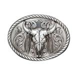 M&F Western Buckle- Skull And Feathers