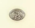 M&F Western Buckle - Oval Dnt Tread On Me