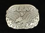 M and F Western Nocona Mens Usa Eagle Buckle - Mens
