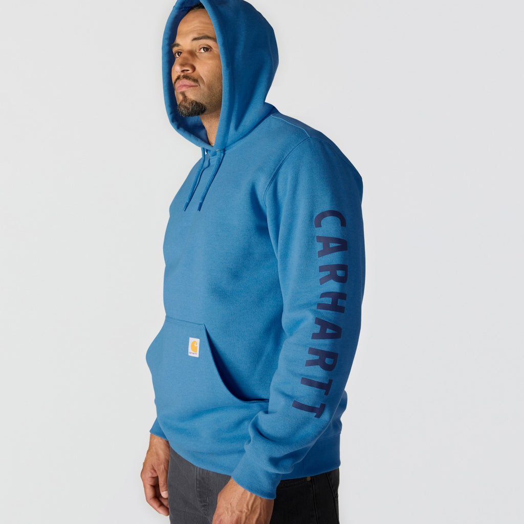 Carhartt Mens Rain Defender Loose Fit Midweight Logo Graphic Sweatshir 107030-HO7 - view 3