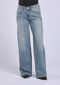 Stetson Womens Mid Ride Wide Leg Jean 54-675-1200BU