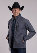 Stetson Mens Fleece Softshell Tech Jacket -97-780-6115BL