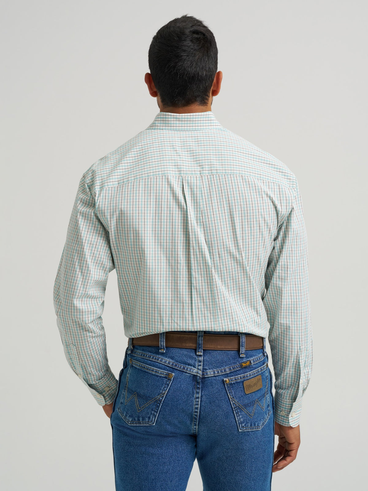 Wrangler Mens George Strait Collection One Pocket Long Sleeve Shirt White 8 - view 4