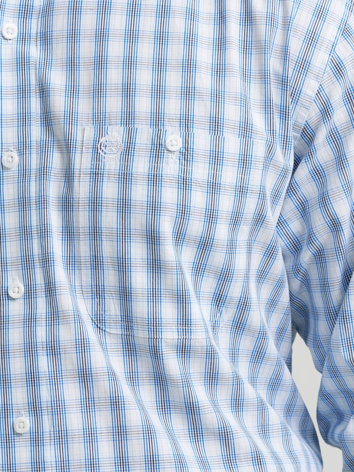 Wrangler Mens George Strait Collection Two Pocket Long Sleeve Shirt White - view 2