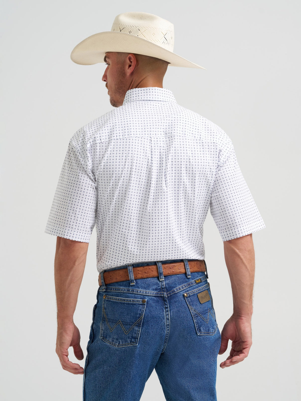 Wrangler Mens George Strait Button Down Shirt - view 4