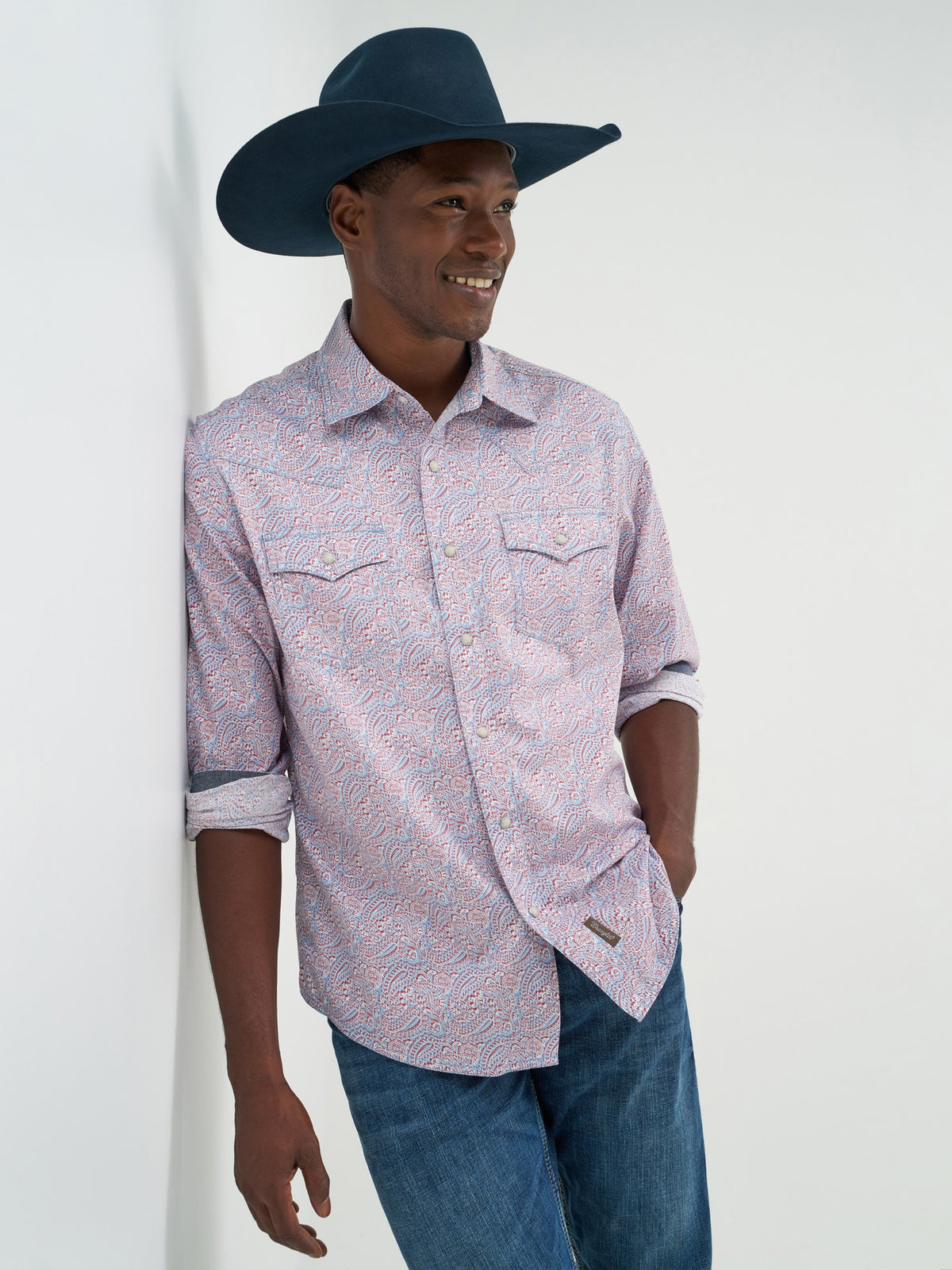 Wrangler Mens West Men Retro Premium Ls - view 3